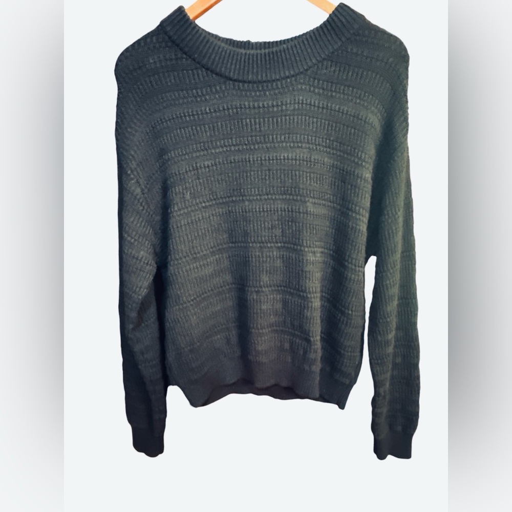 Universal Thread Euc Charcoal Crew Neck Sweater - image 3